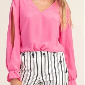 Tina Turk pink blouse